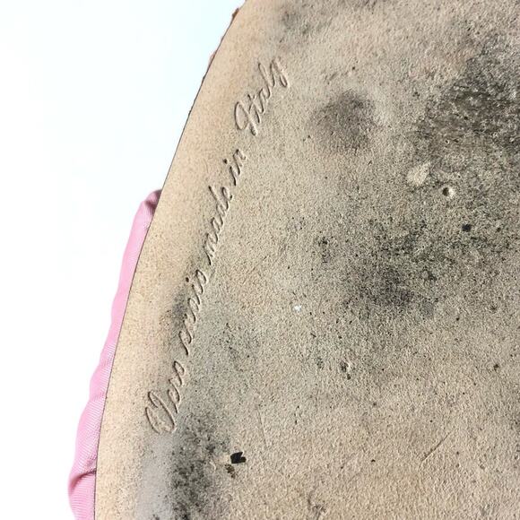 Dolce & Gabbana Pink Quilted Nylon DG Heel Slip On Puffy Mule Sandals 38 - Picture 8 of 10